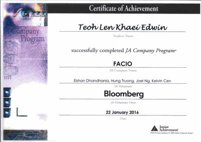 JA - Company Mentoring Program - Bloomberg 2016